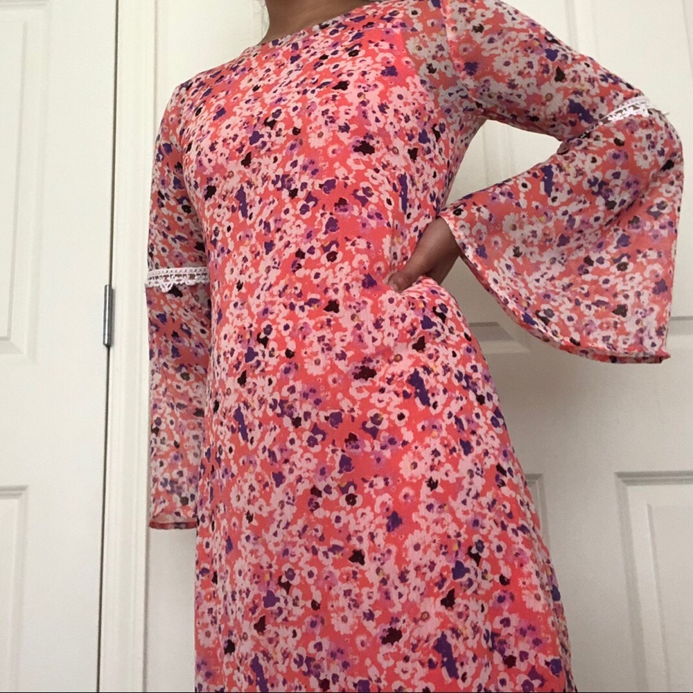 Pink Floral Disney Dress